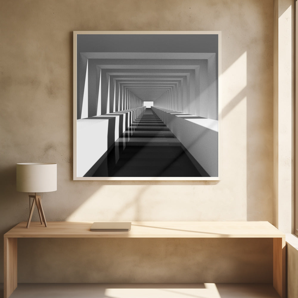 Corridor and Shadows Poster