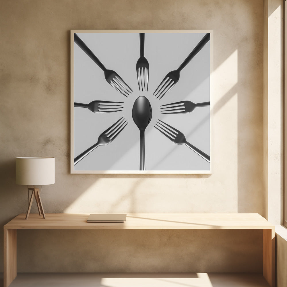 Spoon and Forks Poster