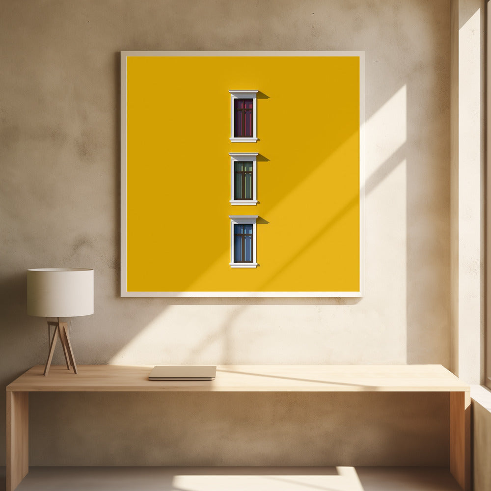 Three Windows Poster