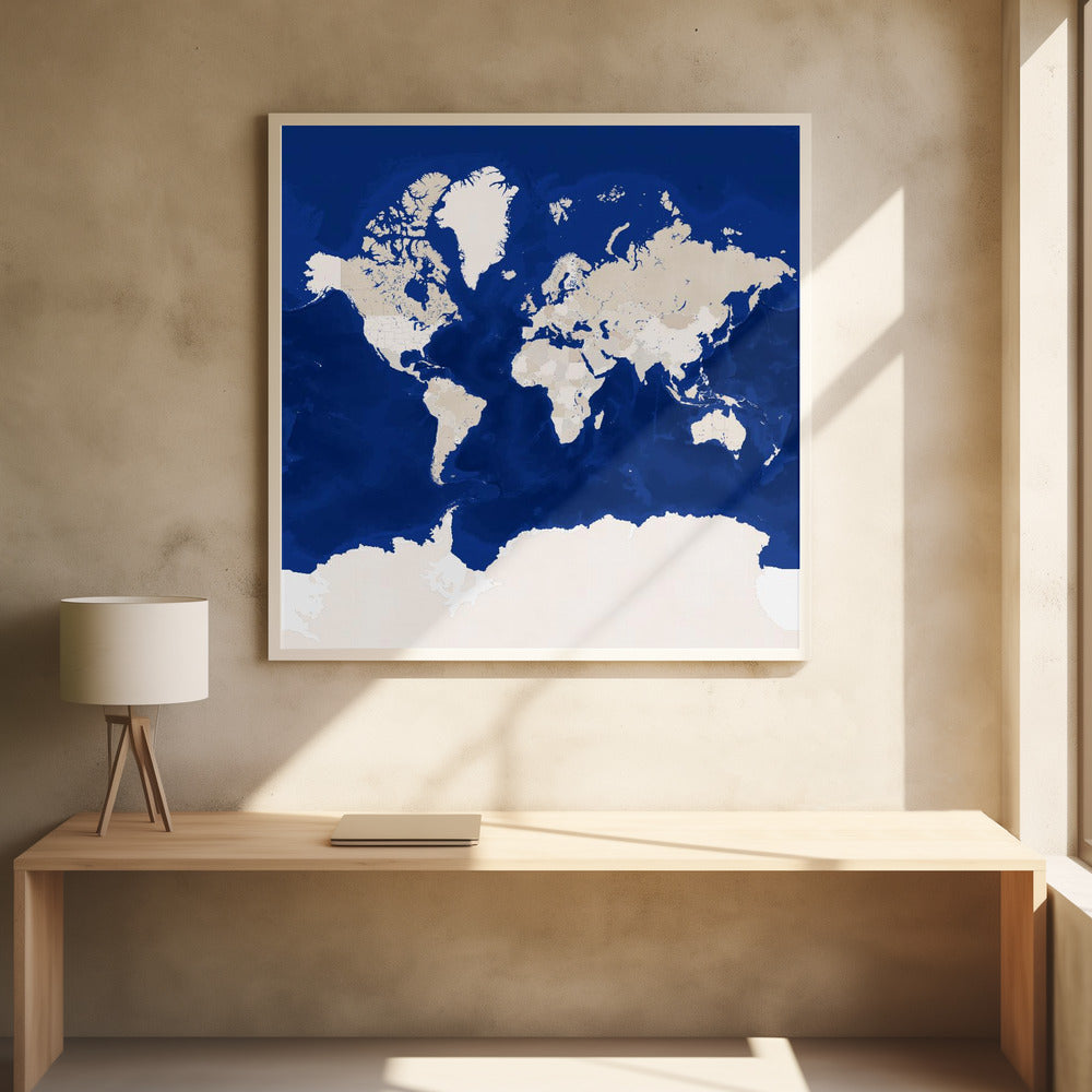 Kameryn world map Poster