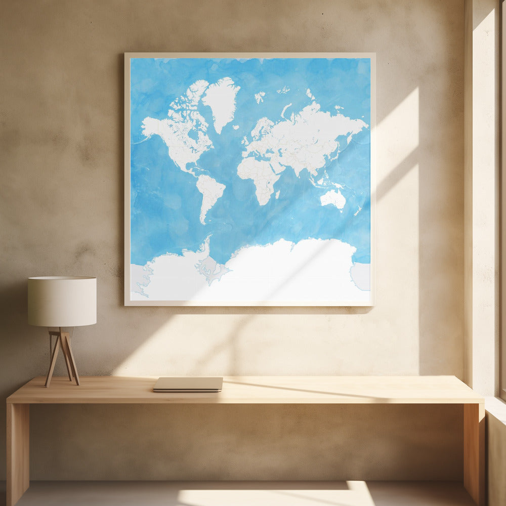 Naolin world map Poster