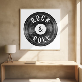 Rock Roll Print Poster