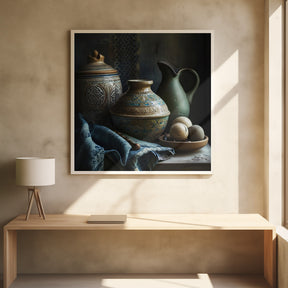 Moroccan Still Life No 3 Poster