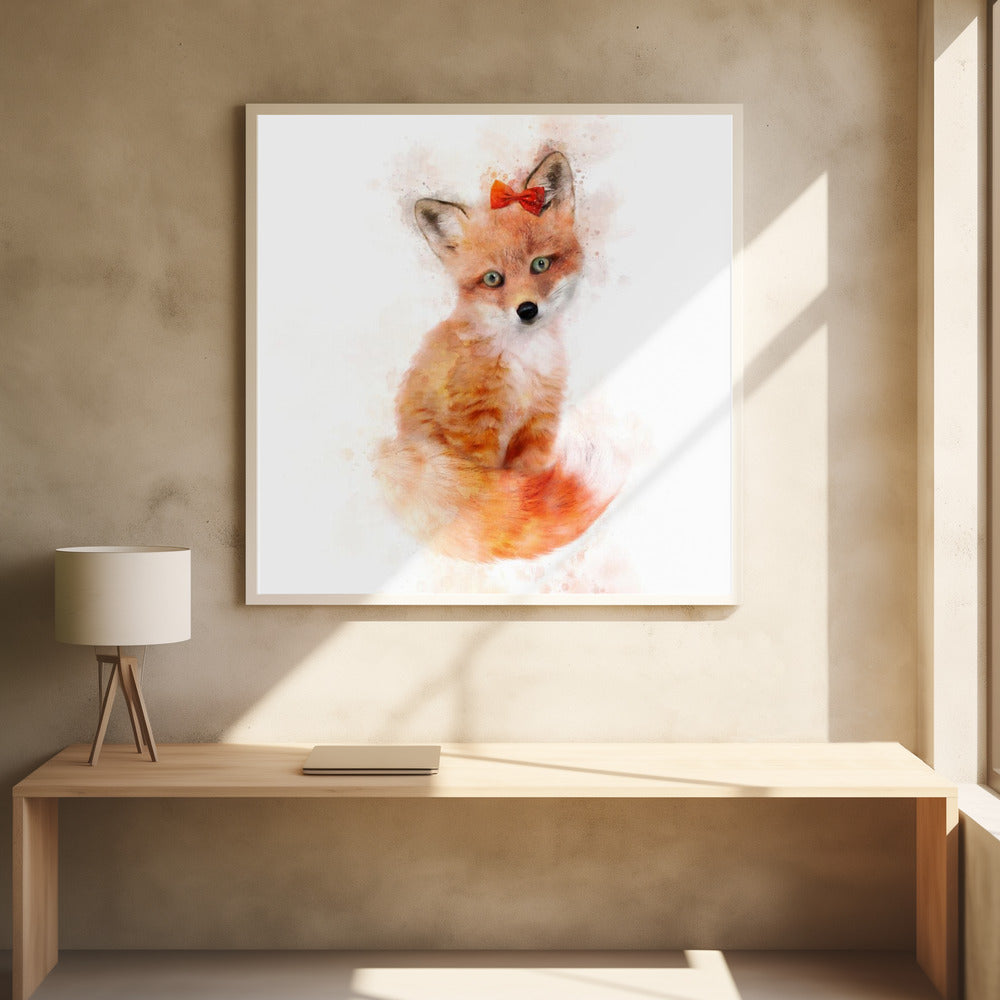 Baby Fox Poster