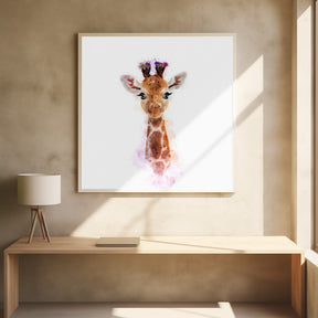 Baby Giraffe Poster