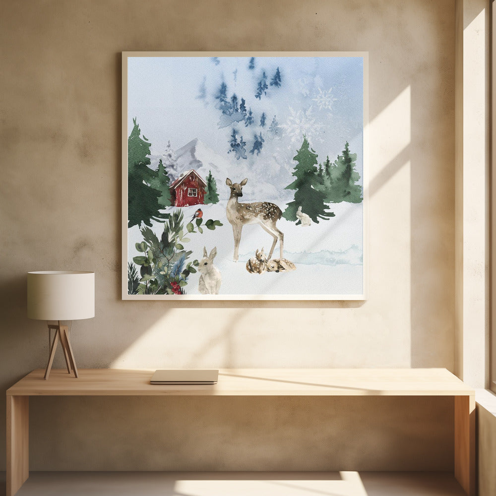 Christmas Morning Poster