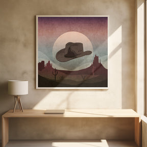 Cowboy Hat Poster