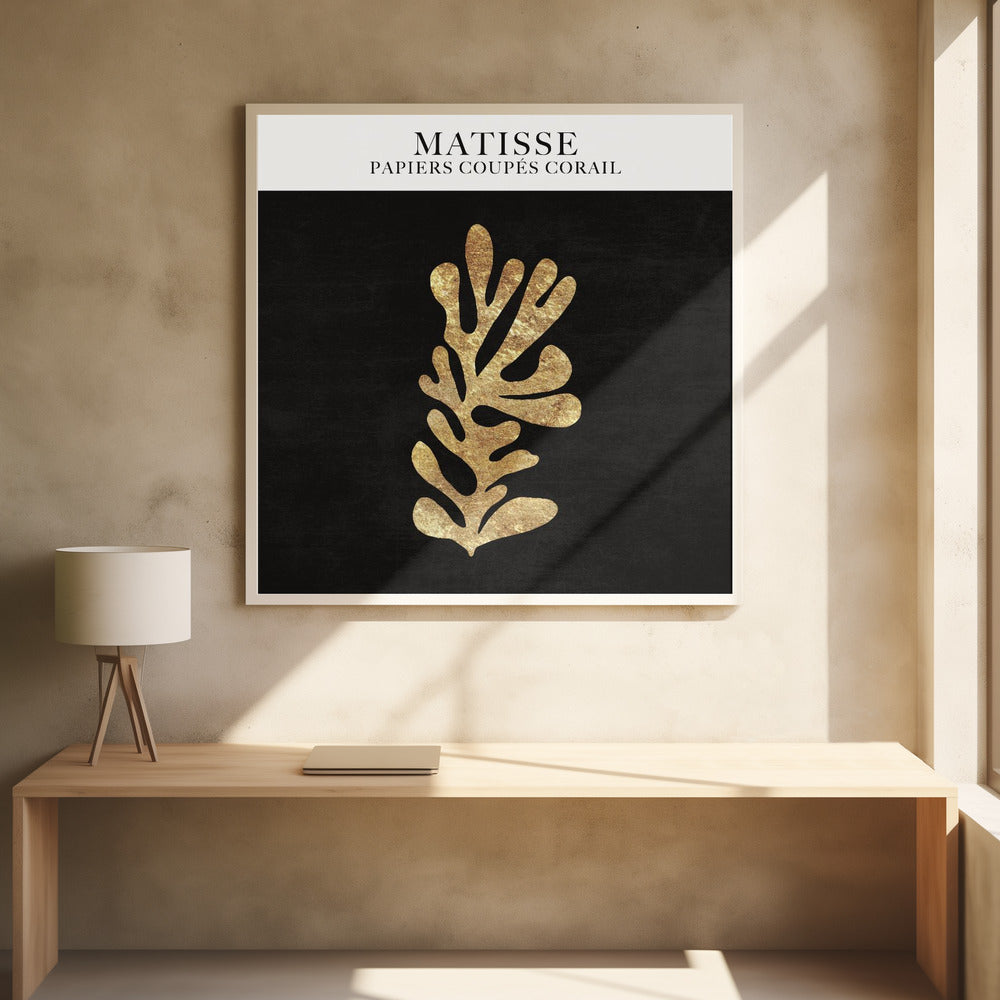 Papier Découpé Coral Poster