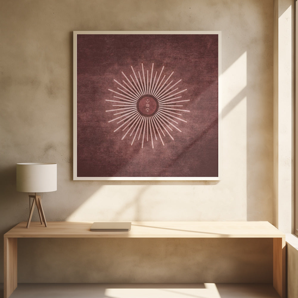 Morning Sun Visne Poster