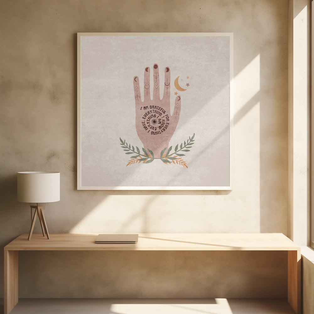 Hand Positive Poster