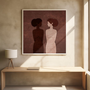 Absctract Terra Women Couples Poster