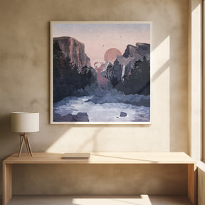 Sephia Yosemite Poster