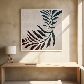 Twisted Palm Leaf Poster