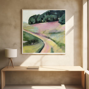 Pink Hills of Ca Poster