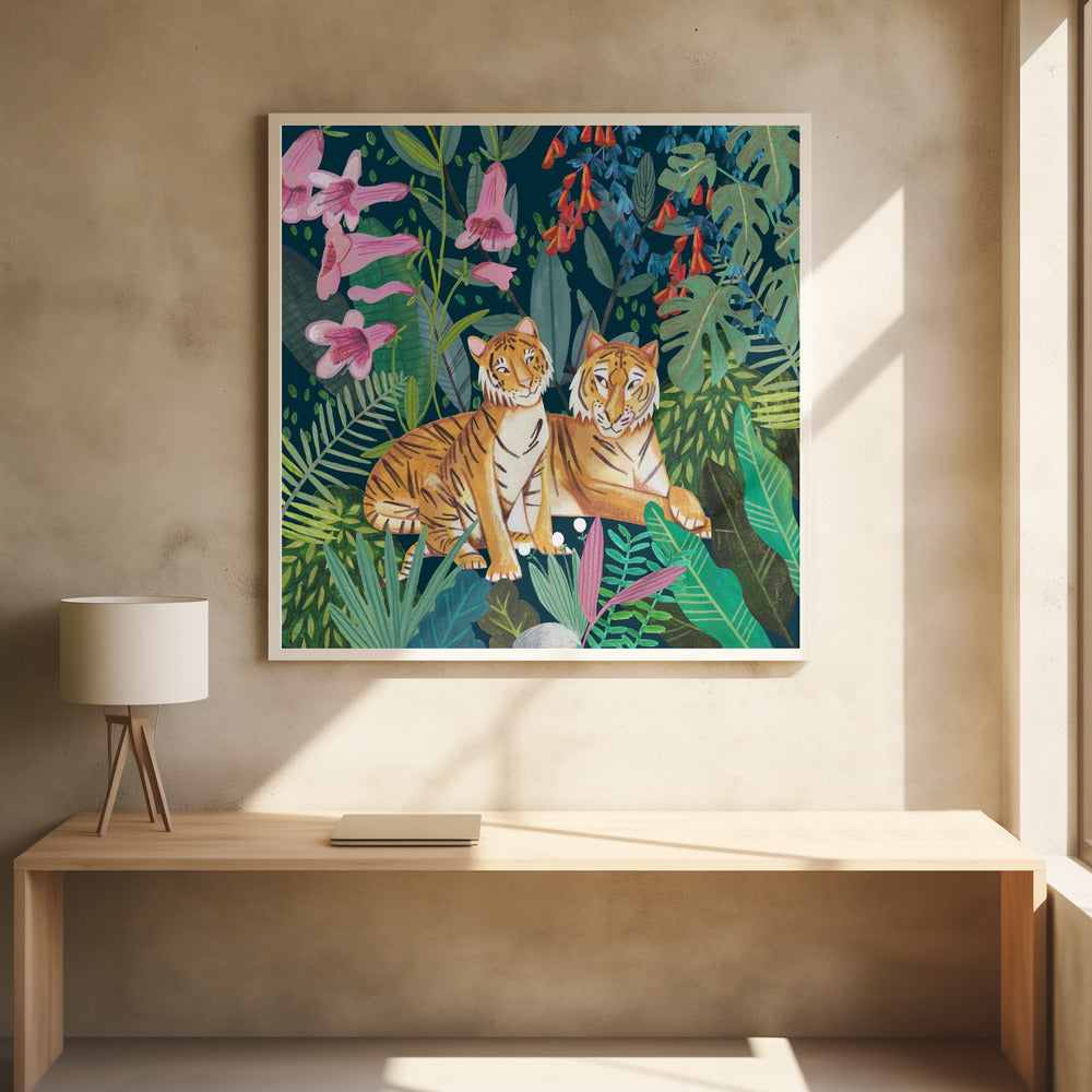 Tigers in the Jungle Poster