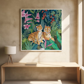 Tigers in the Jungle Poster