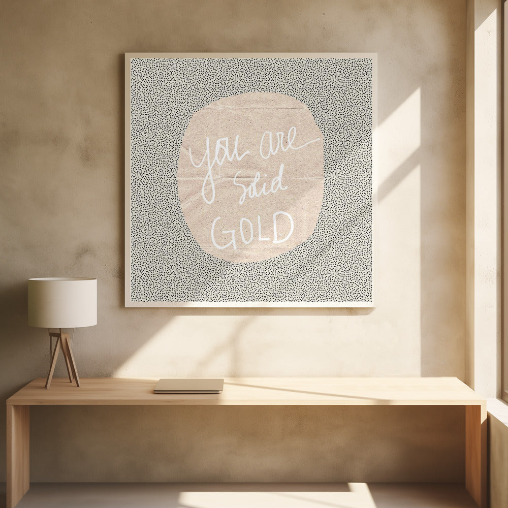 Solid Gold Poster