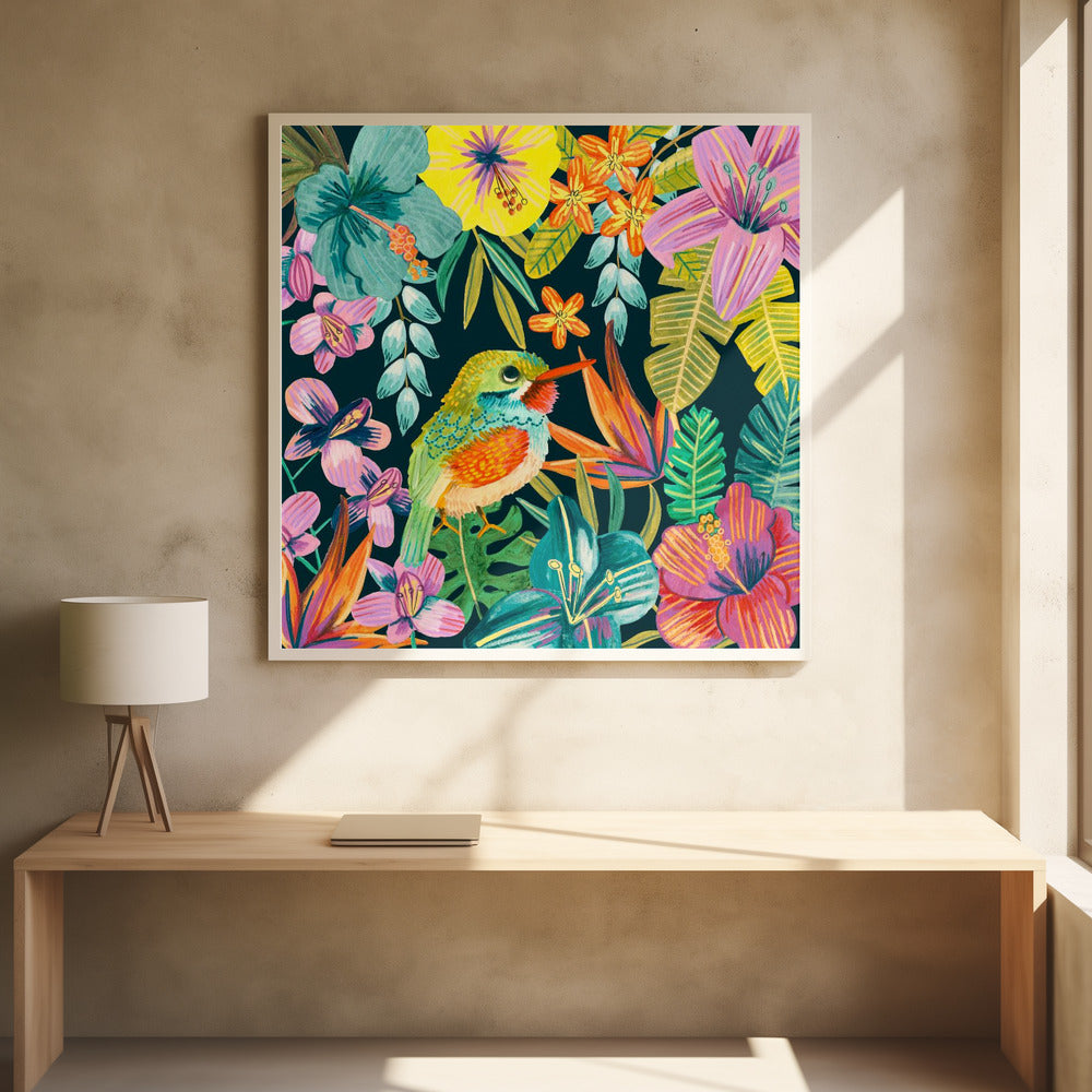 Tropical Bird Poster