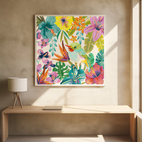 Tropical Bird Poster