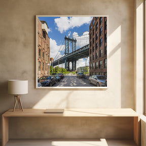 NEW YORK CITY Manhattan Bridge Poster