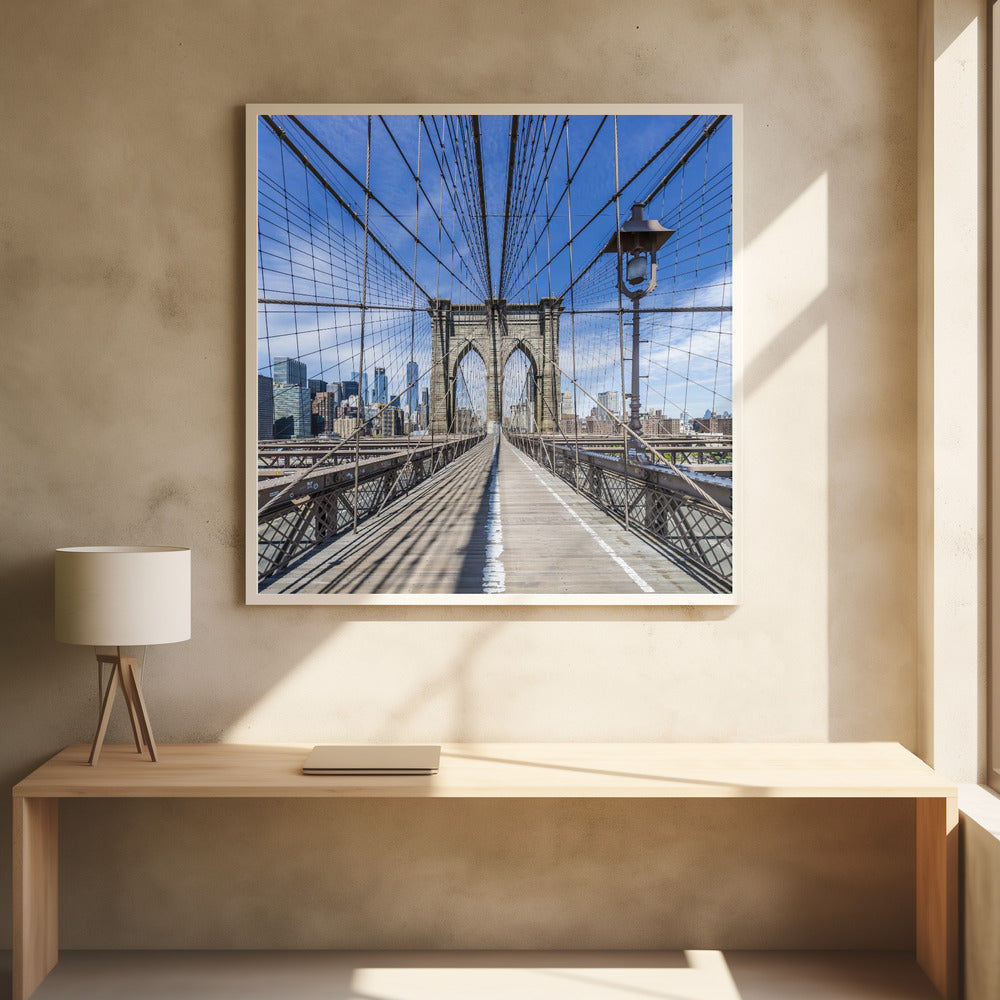 NEW YORK CITY Brooklyn Bridge Poster