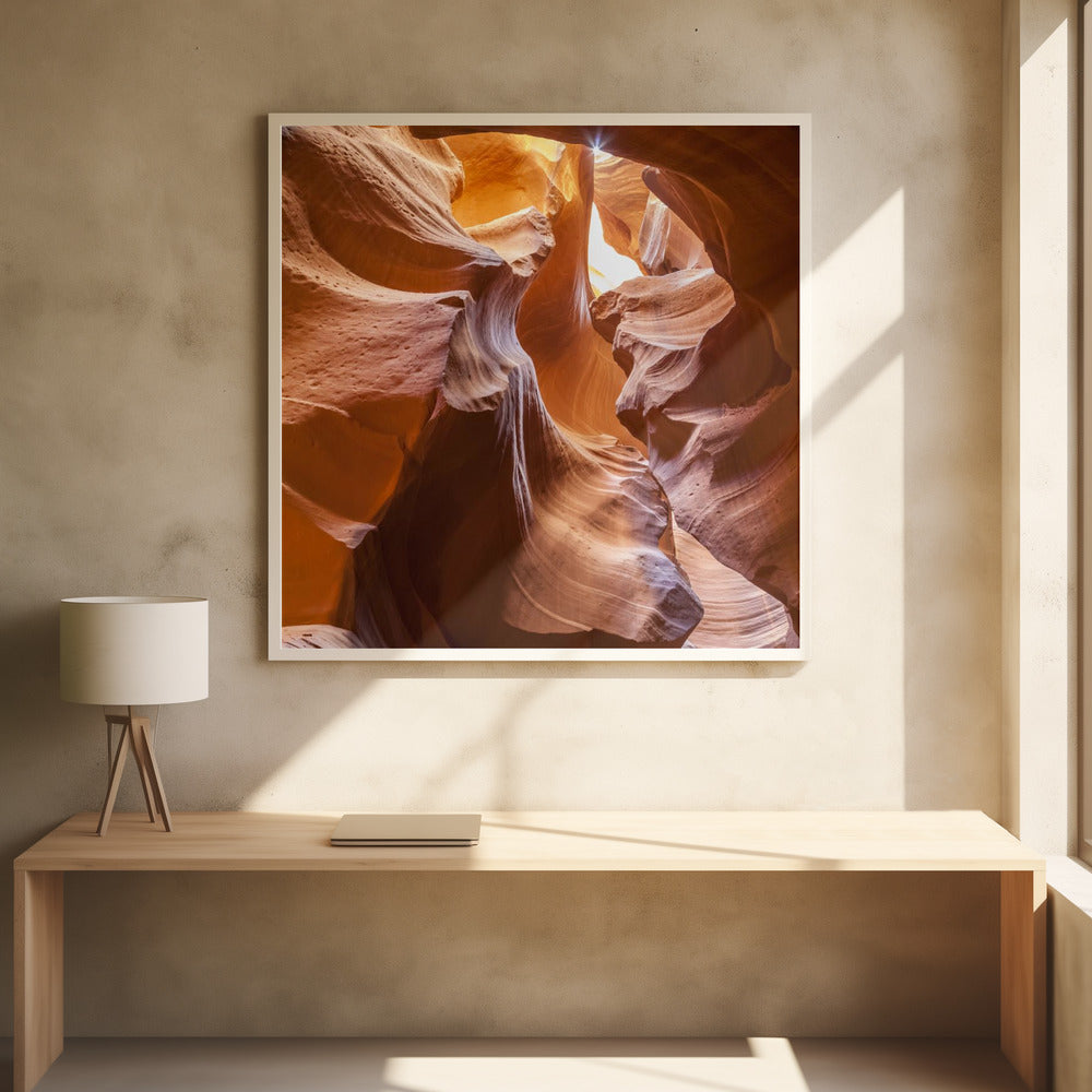 ANTELOPE CANYON Rock Formations Poster