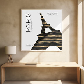 Urban Art PARIS Eiffel Tower Poster