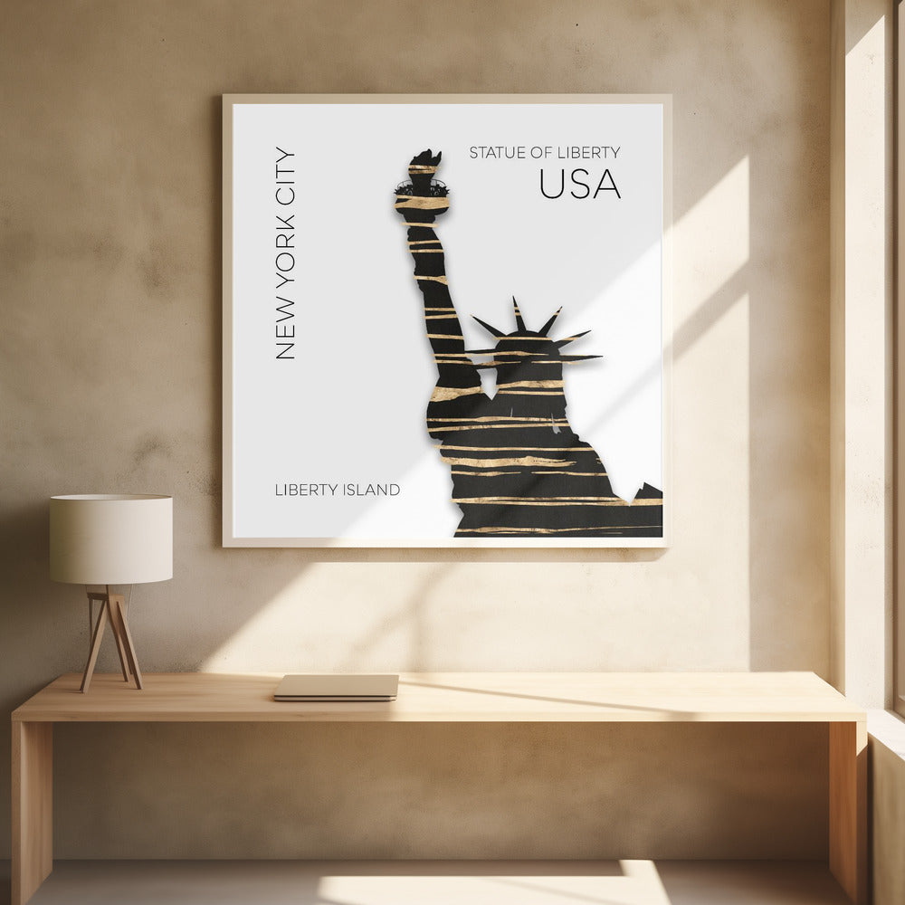 Urban Art NYC Statue of Liberty Poster