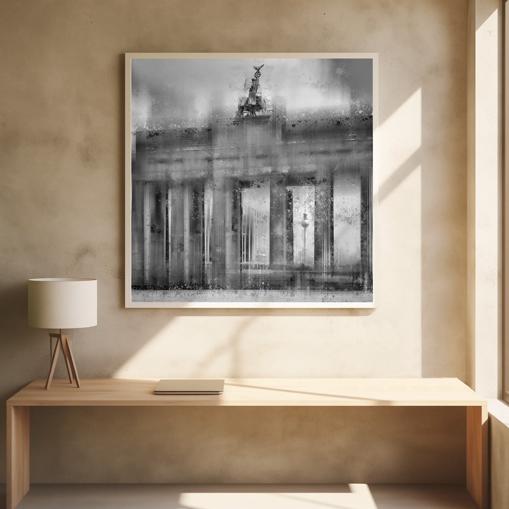 City Art BERLIN Brandenburg Gate Poster