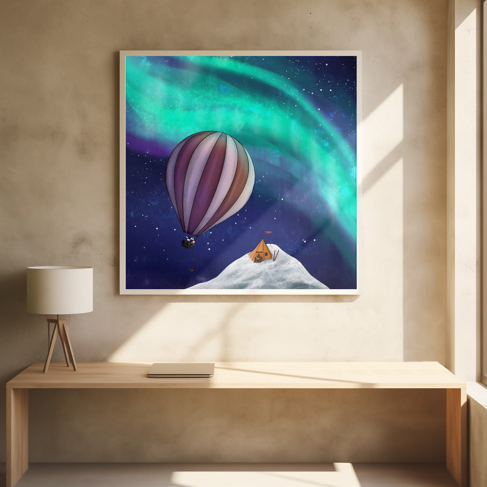 Hot air balloon trip Poster