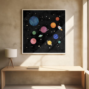 Space explorers Poster