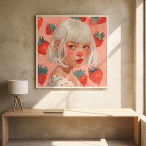 Strawberry Girl One Poster