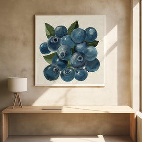 Blueberries Poster