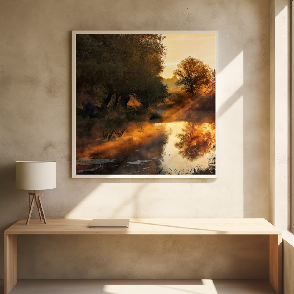 When nature paints with light I Poster