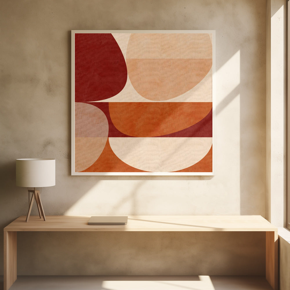 Autumn Mid Century Earthy 2 Poster