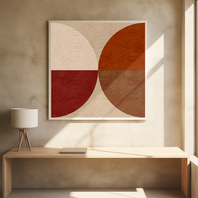 Autumn Mid Century Earthy 10 Poster