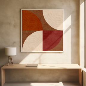 Autumn Mid Century Earthy 13 Poster