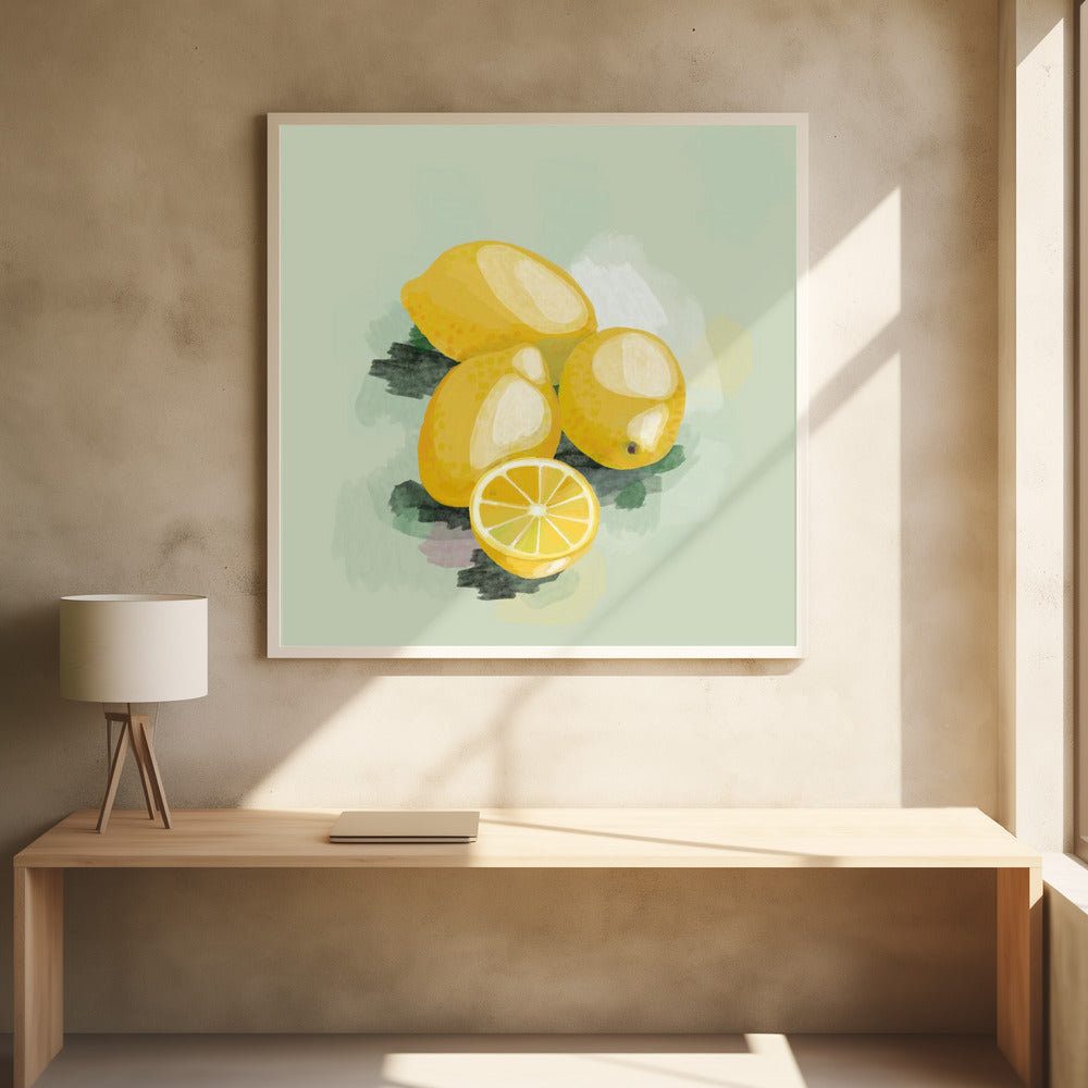 Three and a half lemons Poster