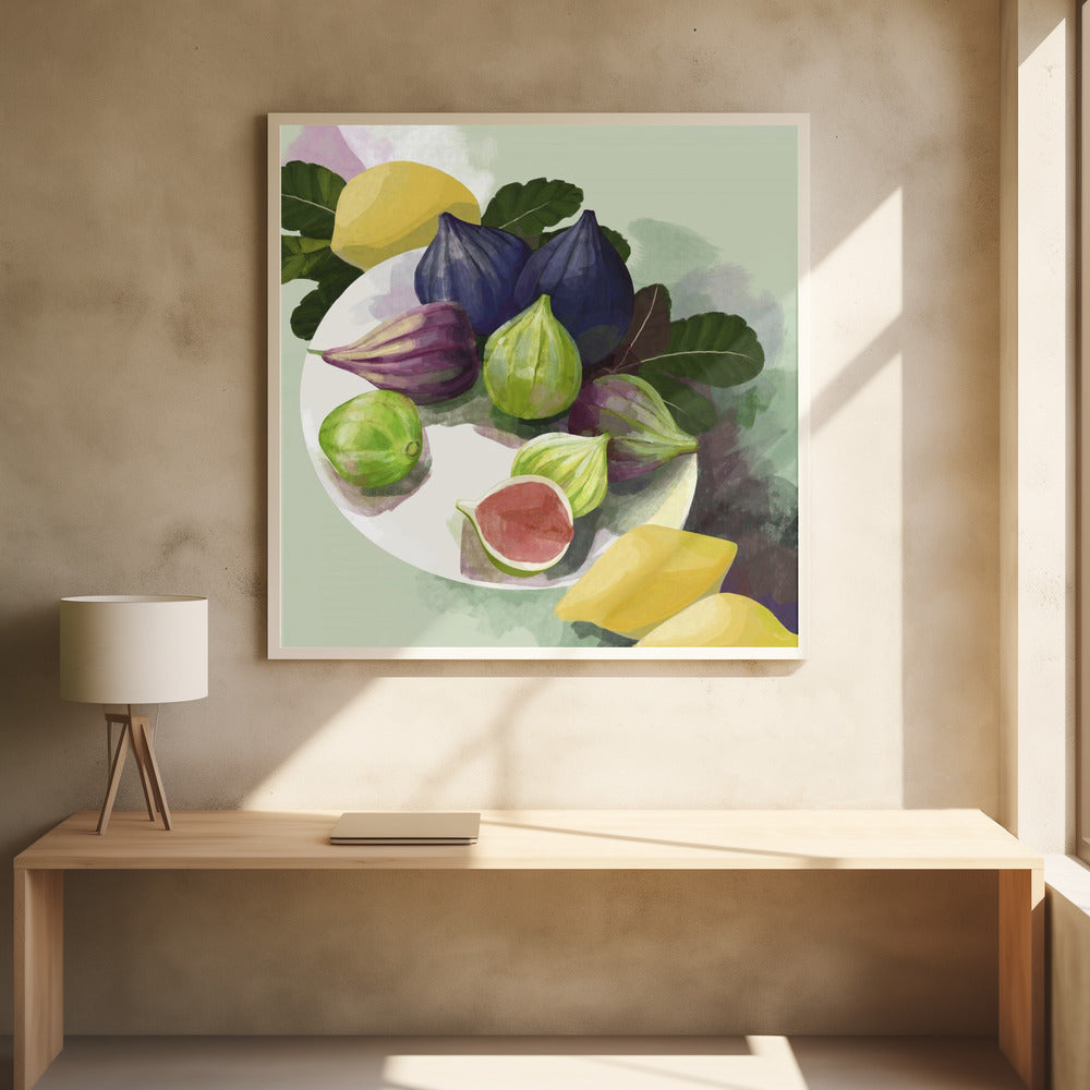 Figs and lemons Poster