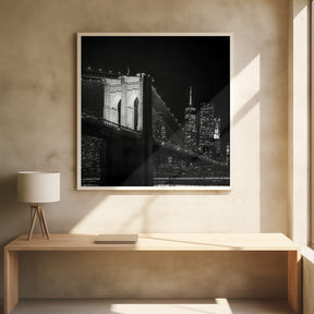 Brooklyn Bridge & Lower Manhattan Poster