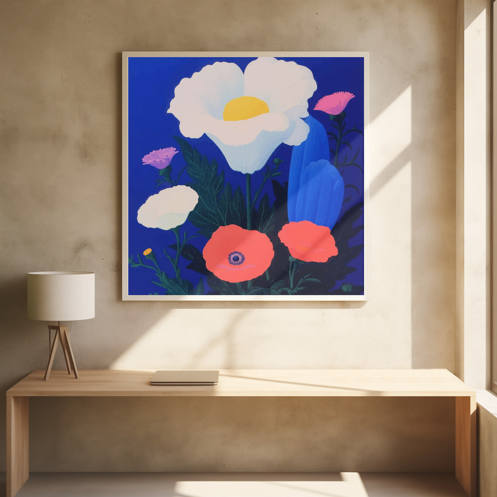 Fantasy Flowers Poster