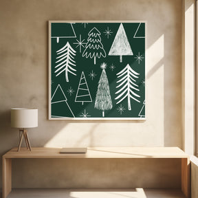 Christmas Tree Evergreen - Tree - Pine Tree Green Poster