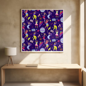 Disco Dancing Poster