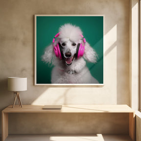 Dj Poodle Poster