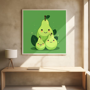 Pear Mom Poster