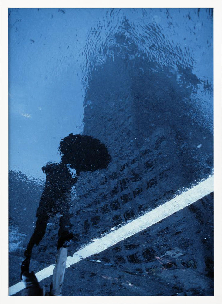 Swinging in the rain (from the series &quot;New York Blues&quot;) Poster