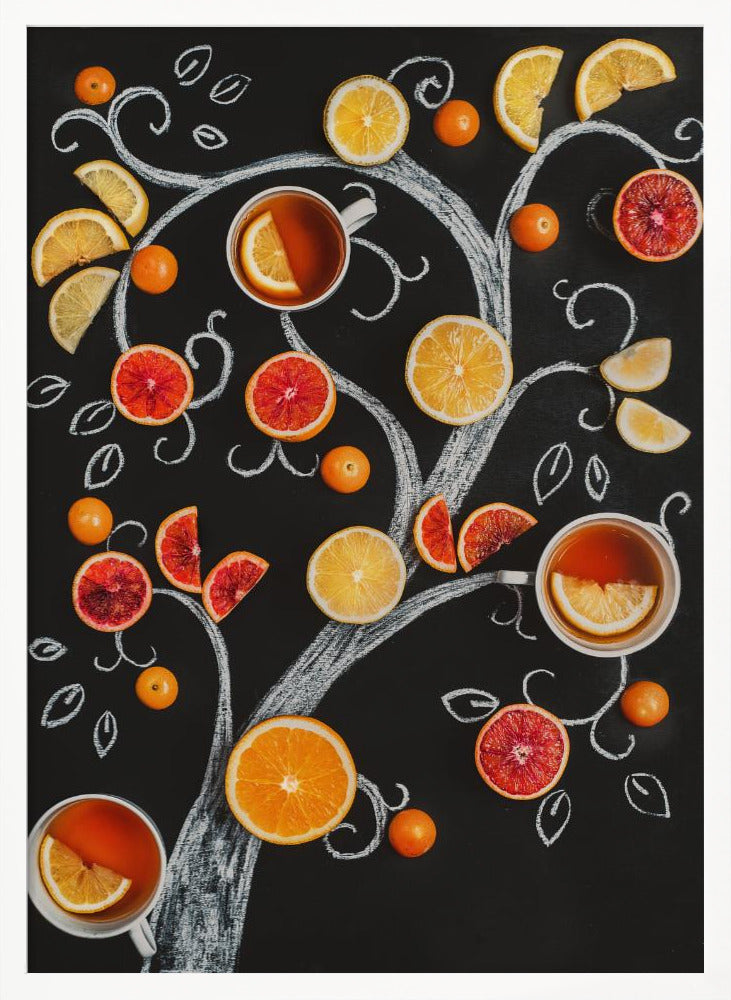 Teatime tree Poster