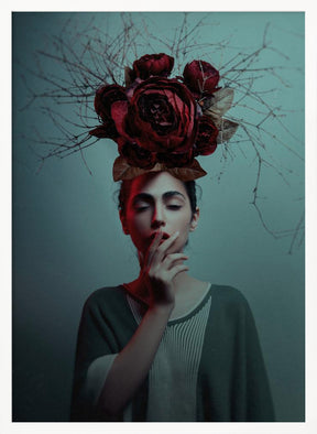 Flower Hat Poster