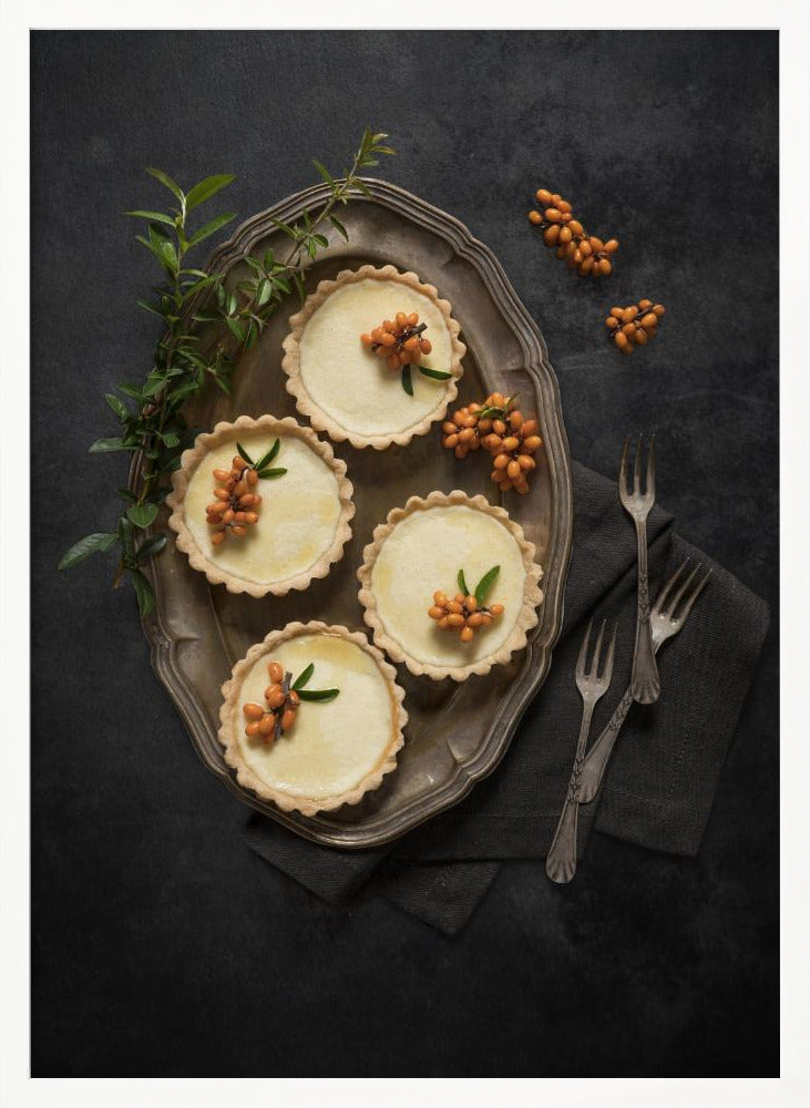 The sea buckthorn mini tartlets Poster