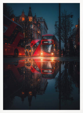 London night reflections Poster